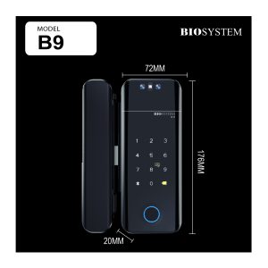 Biosystem ilock B9 Digital Glass Door Lock