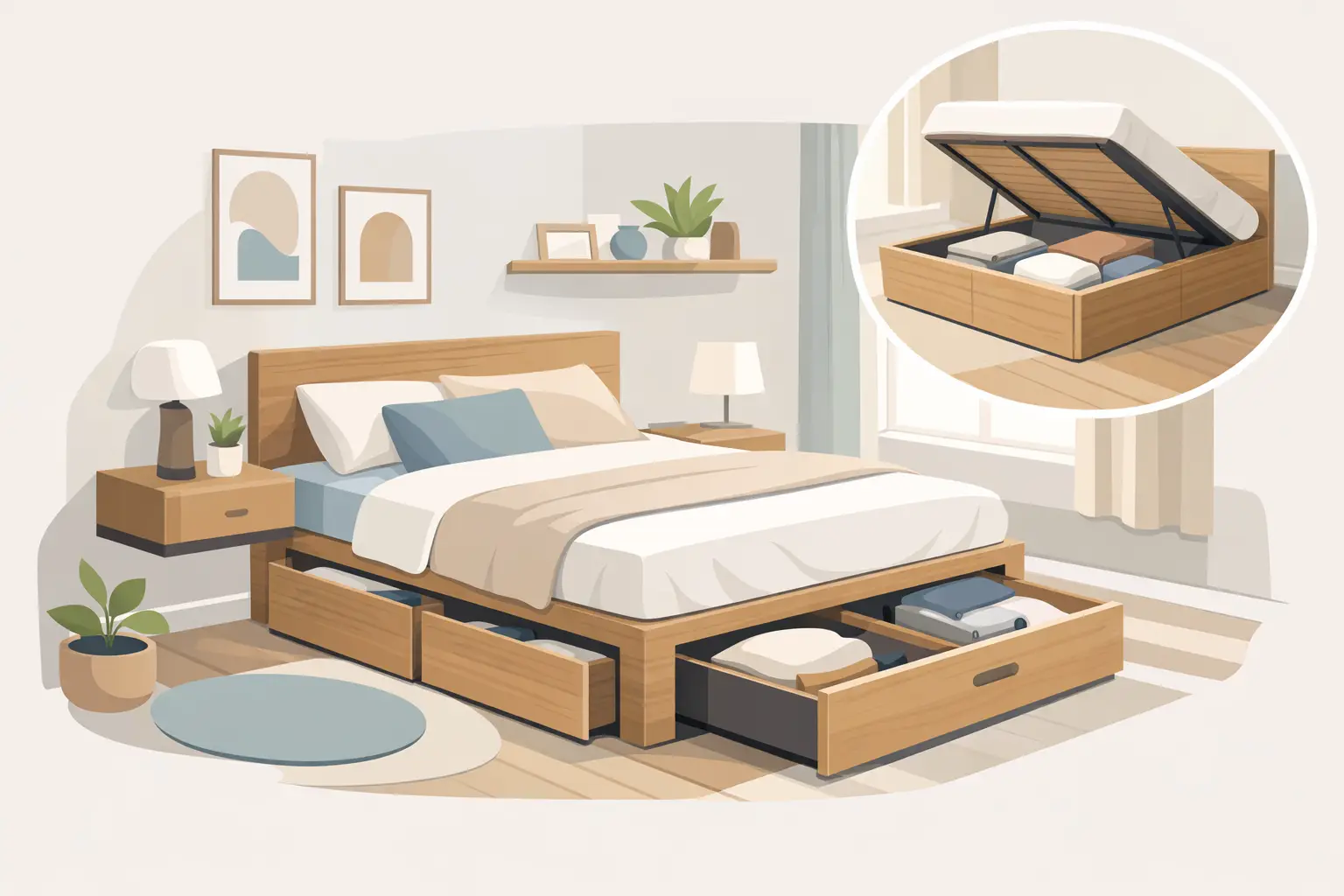 Best Storage Bed for Small Bedroom Spaces